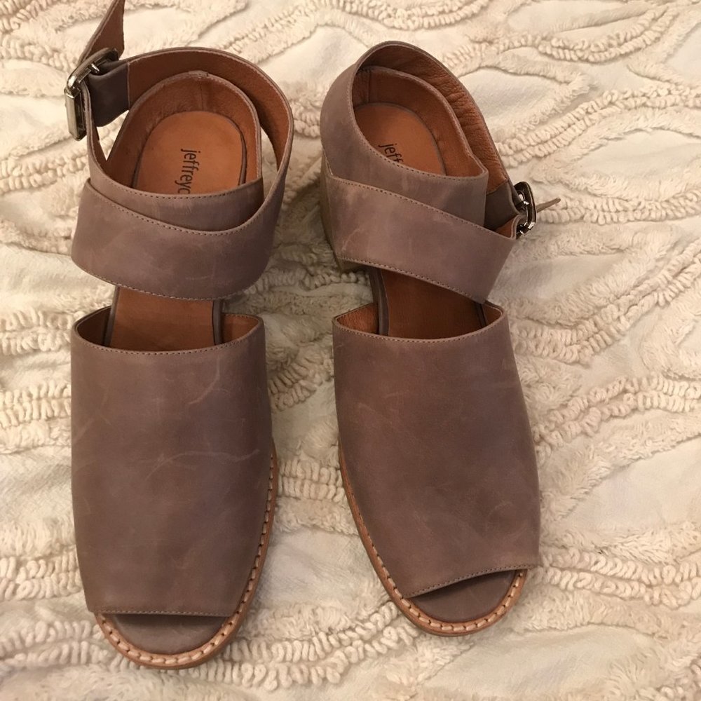 NEW Jeffrey Campbell Blaine-2 Open Toe Shoe - Sz 9